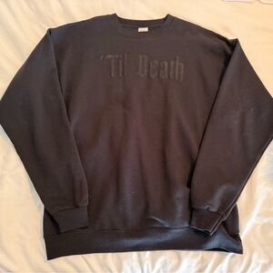 Black Crewneck Sweater